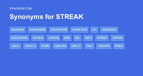 streak synonym figgerits|Streak synonyms .